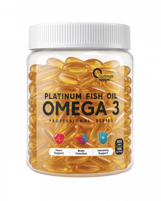 Omega-3 Platinum Fish Oil 500 капсул